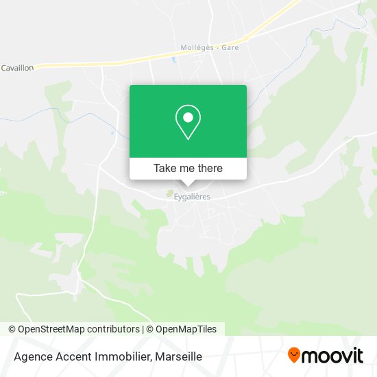 Mapa Agence Accent Immobilier