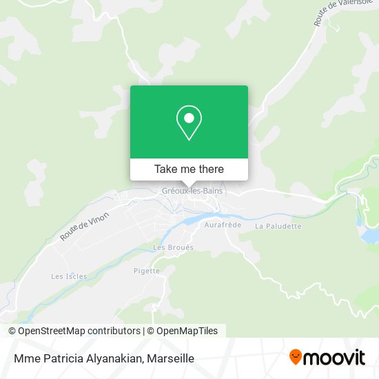 Mme Patricia Alyanakian map
