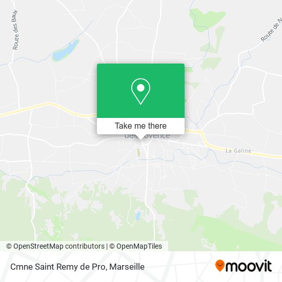 Cmne Saint Remy de Pro map
