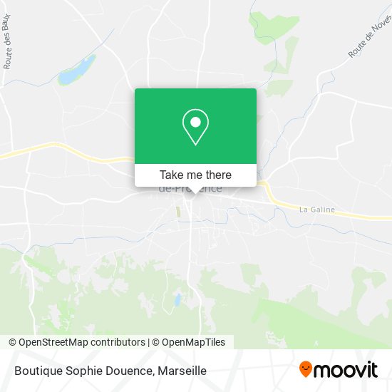 Boutique Sophie Douence map