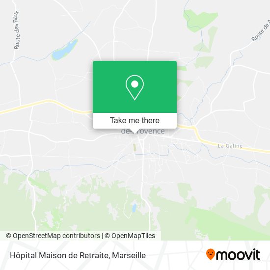 Hôpital Maison de Retraite map