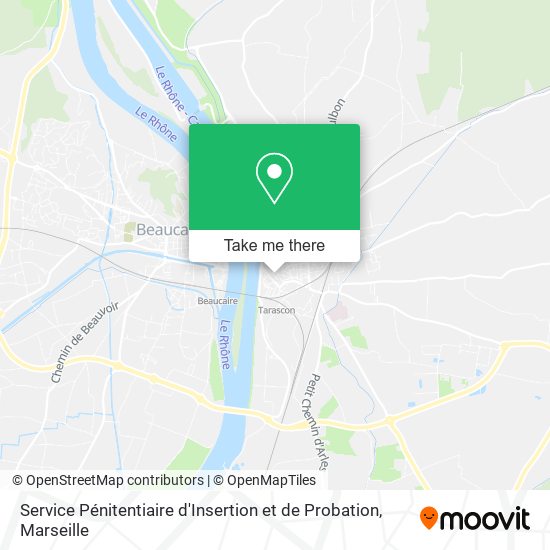 Service Pénitentiaire d'Insertion et de Probation map