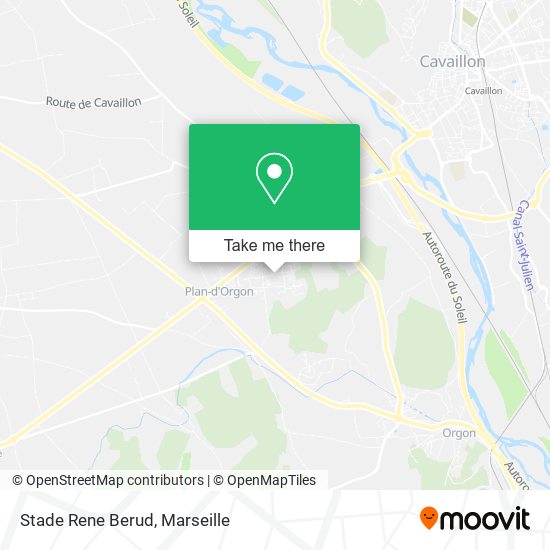 Stade Rene Berud map