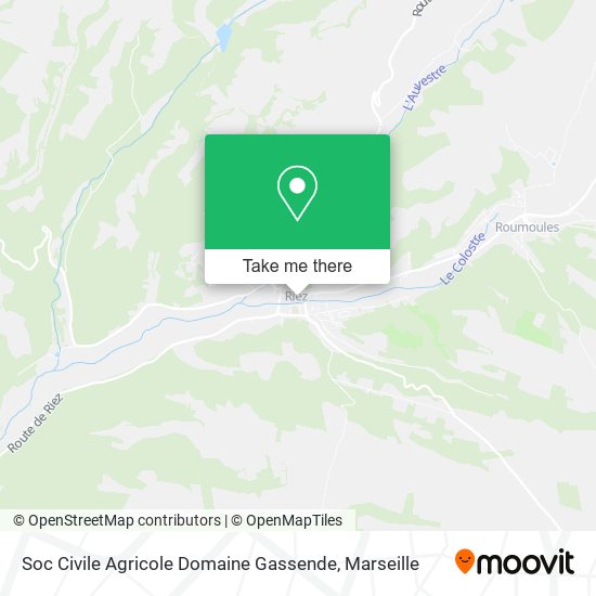 Soc Civile Agricole Domaine Gassende map