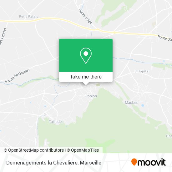 Demenagements la Chevaliere map