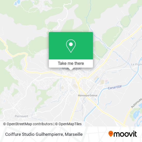 Coiffure Studio Guilhempierre map