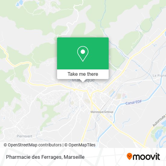 Pharmacie des Ferrages map