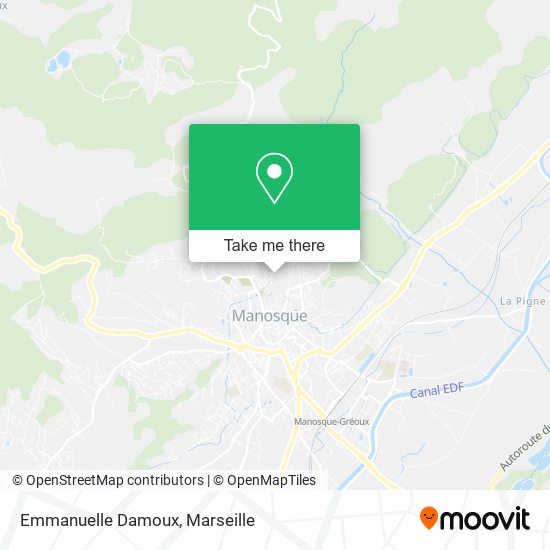 Mapa Emmanuelle Damoux