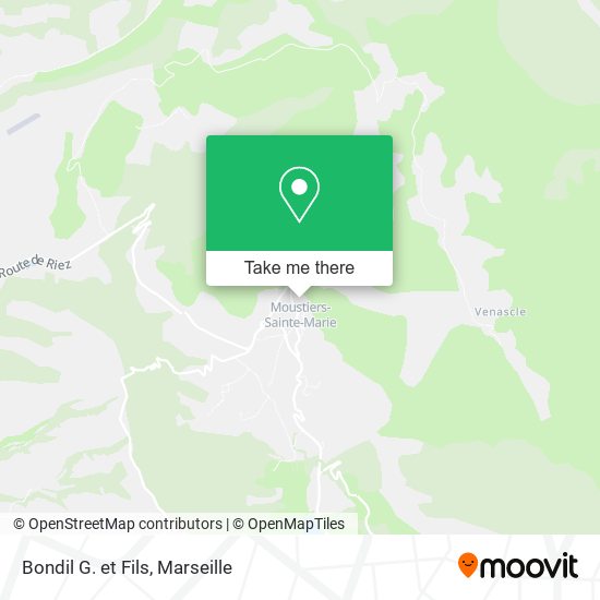 Mapa Bondil G. et Fils