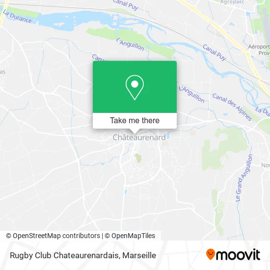 Rugby Club Chateaurenardais map