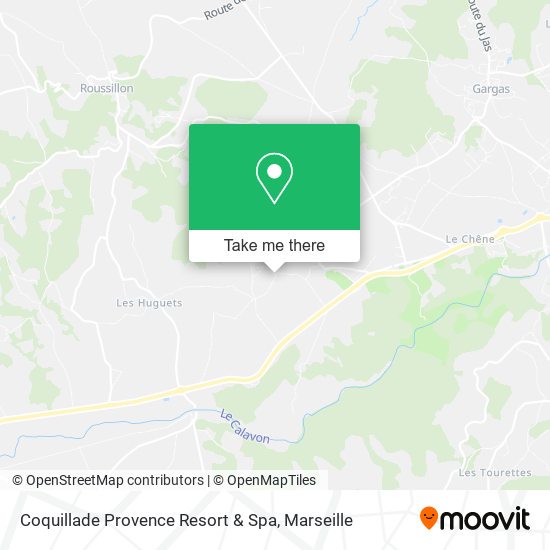 Coquillade Provence Resort & Spa map