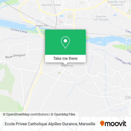 Ecole Privee Catholique Alpilles-Durance map