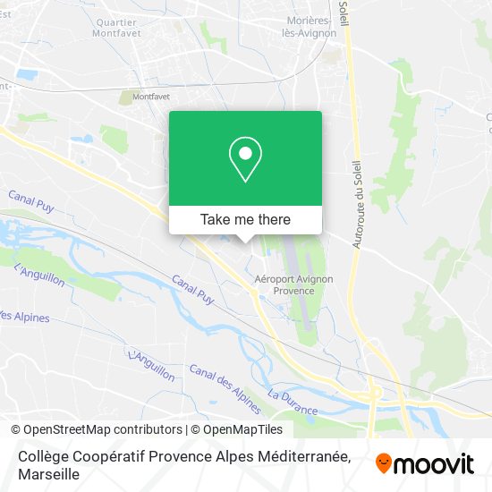 Collège Coopératif Provence Alpes Méditerranée map