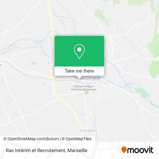 Ras Intérim et Recrutement map