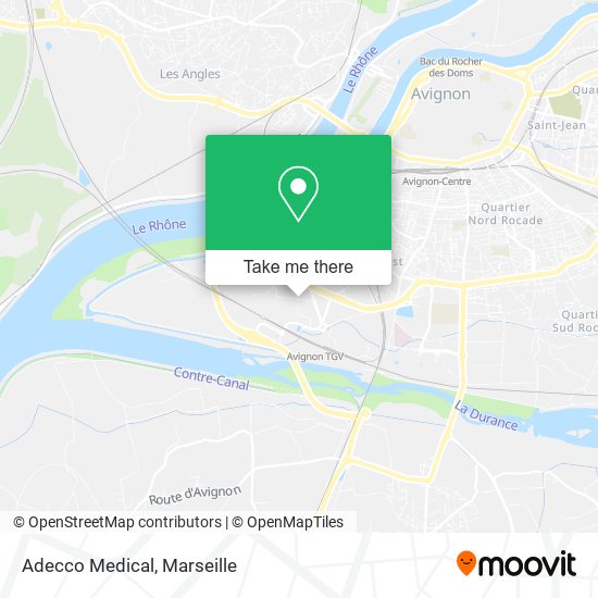 Adecco Medical map