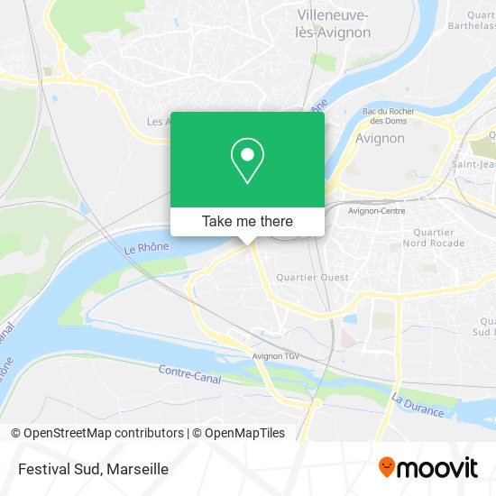 Festival Sud map