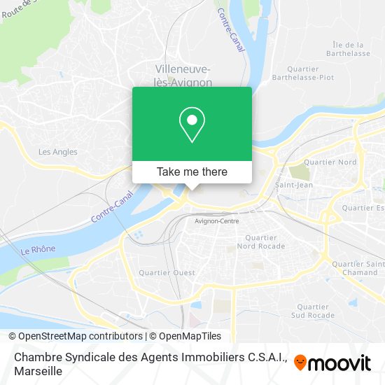 Chambre Syndicale des Agents Immobiliers C.S.A.I. map