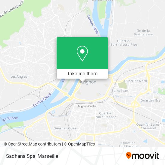 Sadhana Spa map