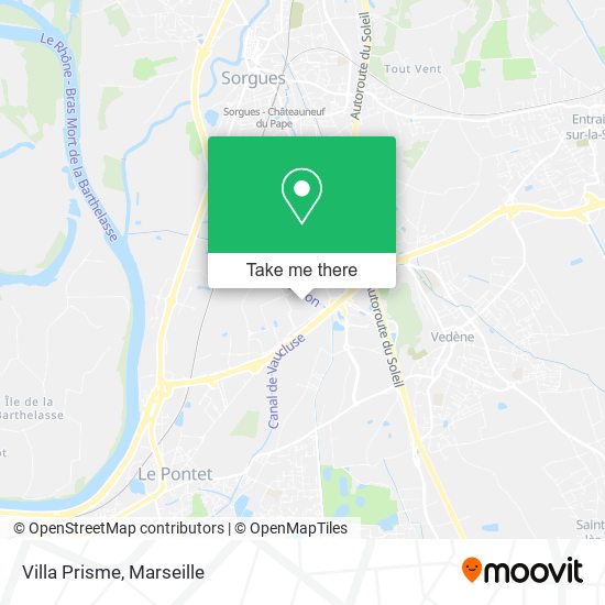 Villa Prisme map