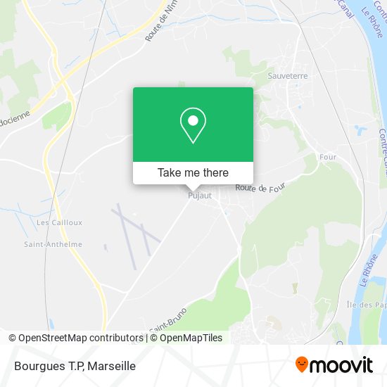 Bourgues T.P map