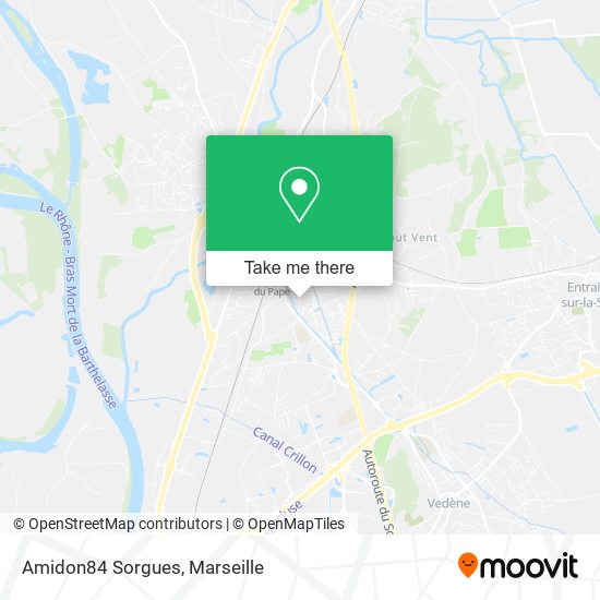 Amidon84 Sorgues map