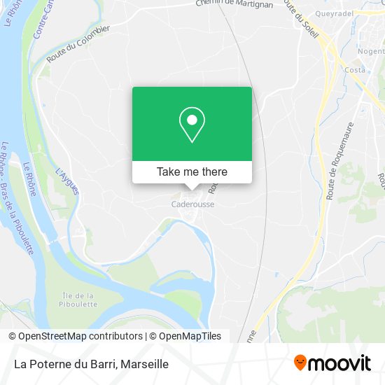 La Poterne du Barri map
