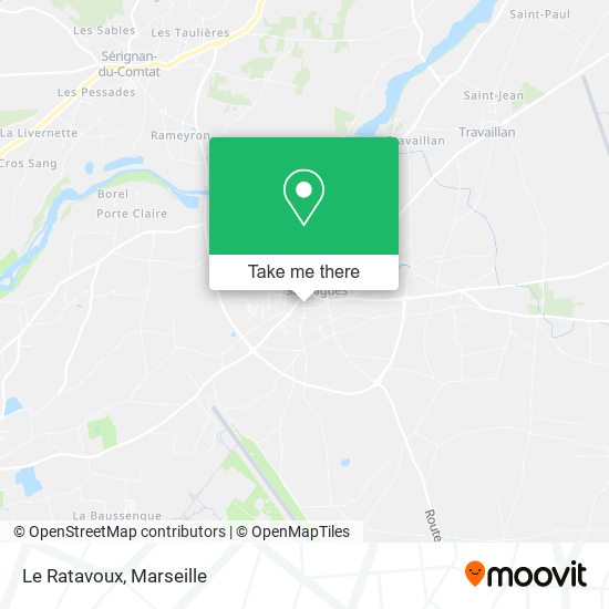 Le Ratavoux map