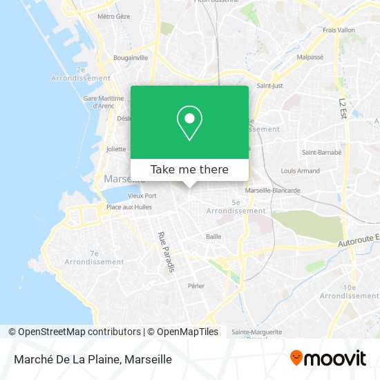 Marché De La Plaine map