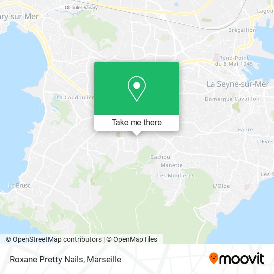 Roxane Pretty Nails map