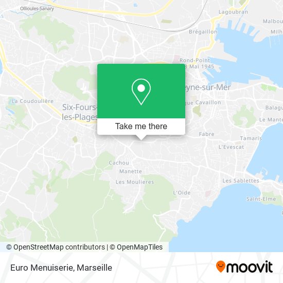 Euro Menuiserie map