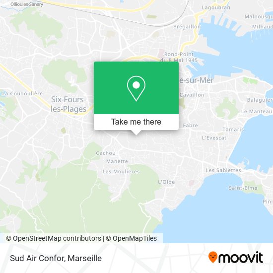 Sud Air Confor map