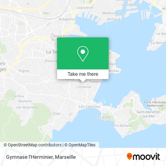 Gymnase l'Herminier map