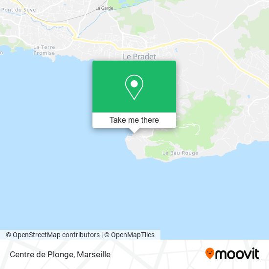 Centre de Plonge map