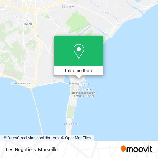 Les Negatiers map
