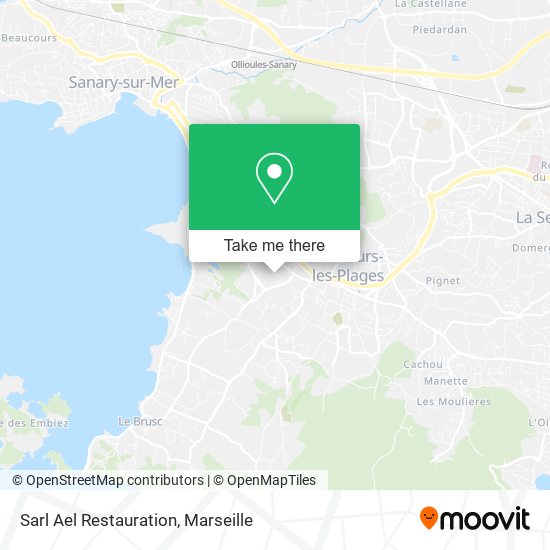 Sarl Ael Restauration map