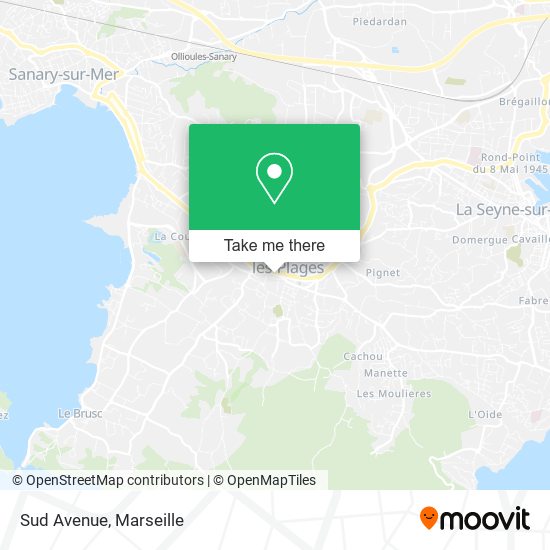 Sud Avenue map