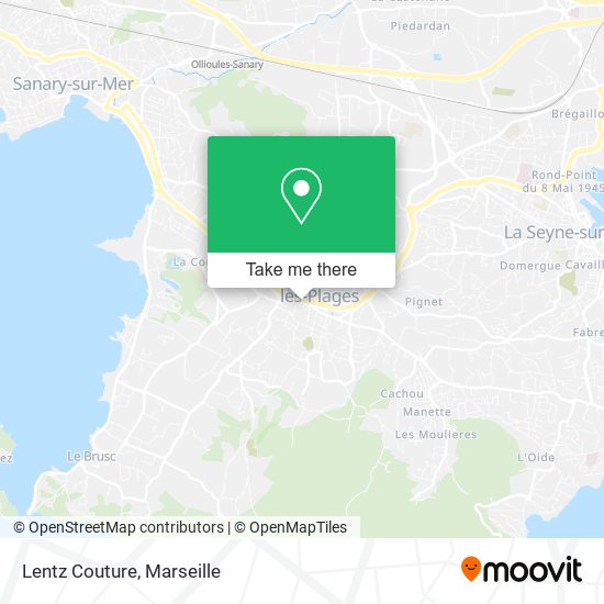 Lentz Couture map