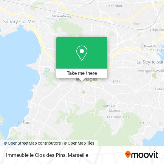 Immeuble le Clos des Pins map