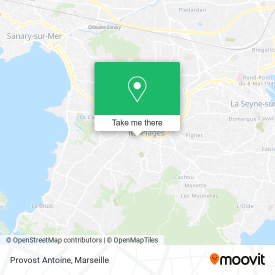 Provost Antoine map