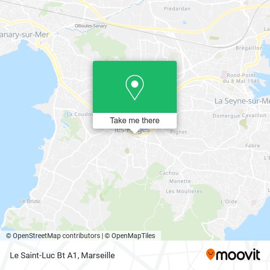 Le Saint-Luc Bt A1 map