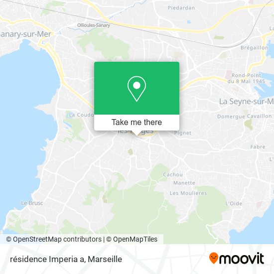 résidence Imperia a map