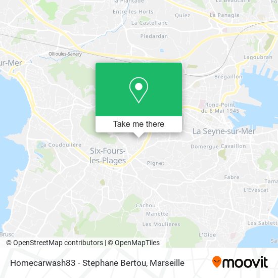 Homecarwash83 - Stephane Bertou map