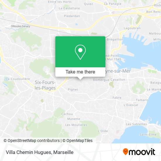 Villa Chemin Hugues map