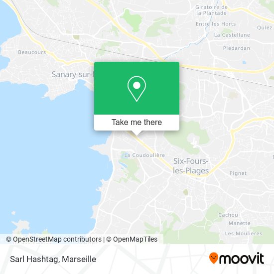 Sarl Hashtag map