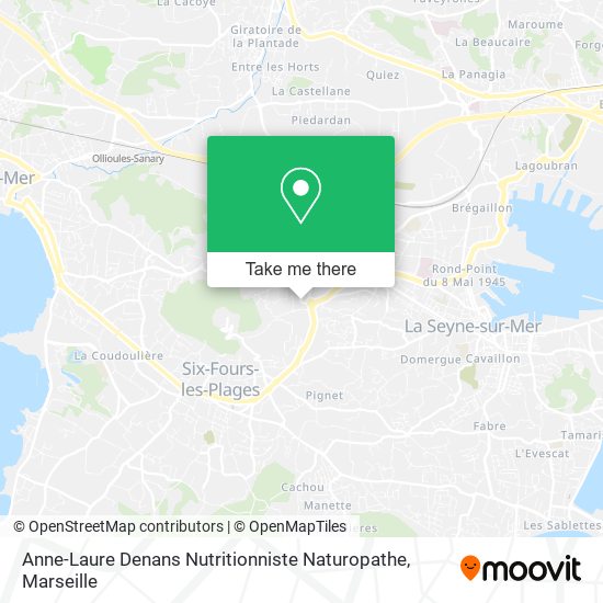 Anne-Laure Denans Nutritionniste Naturopathe map