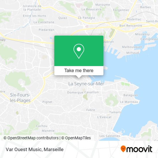 Var Ouest Music map