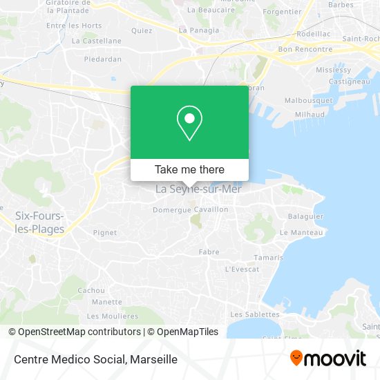 Centre Medico Social map