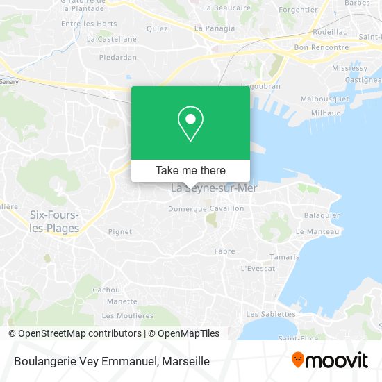 Boulangerie Vey Emmanuel map