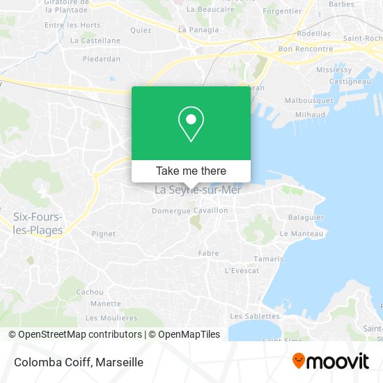 Colomba Coiff map