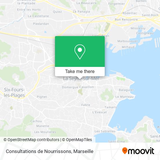 Consultations de Nourrissons map